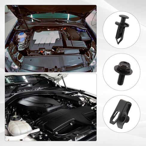 35 قطعة من براغي براغي جسم المحرك تحت غطاء سبلاش شيلد، مشابك ممتصة للصدمات، مشابك دفع وسحب على شكل حرف U متوافقة مع معظم المركبات in Kuwait