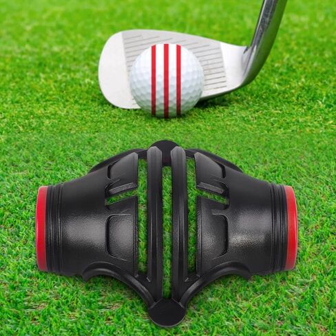 DESELL 6 Pack Golf Ball Marker, 360° Marker Stencil, 2× Ball Markers Stencils, 3× Color Line Markers Pens, Triple Track Plastic Golf Ball Line Marking Alignment Tool Kit in Saudi Arabia