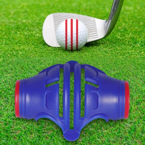 DESELL 6 Pack Golf Ball Marker, 360° Marker Stencil, 2× Ball Markers Stencils, 3× Color Line Markers Pens, Triple Track Plastic Golf Ball Line Marking Alignment Tool Kit in Saudi Arabia