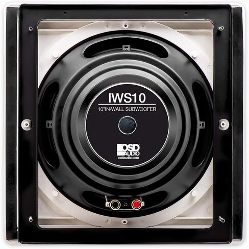 OSD 10" in Wall Subwoofer 200W Easy Install, Paintable Grill IWS10 in Saudi Arabia