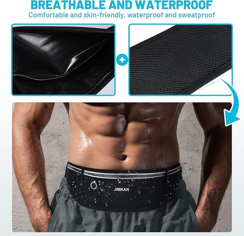 حزام جري نحيف للهاتف، حقيبة فاني للتمرين للنساء والرجال، حقيبة خصر كبيرة السعة مع 3 جيوب، حقيبة جري لا ترتد للمشي وركوب الدراجات والمشي وصالة الألعاب الرياضية (رمادي) in Kuwait