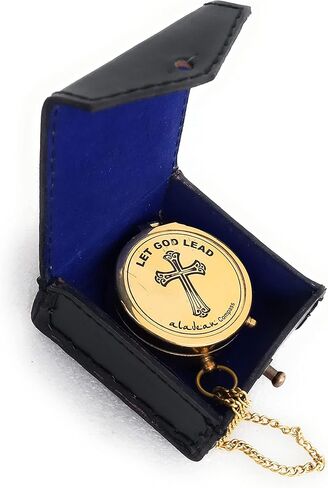God's Providence Compass for Best Pathway - Holy Communion Gifts Boys, Inspirational Graduation Gifts, Christian Baptism Gifts, Religious Gifts for Him/Her in Kuwait