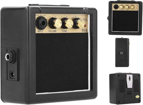 Guitar Amp, 3w Portable Mini Bass Amp with Volume and Tone Control Functions, Guitar Amplifier for Practice and Portability in Saudi Arabia