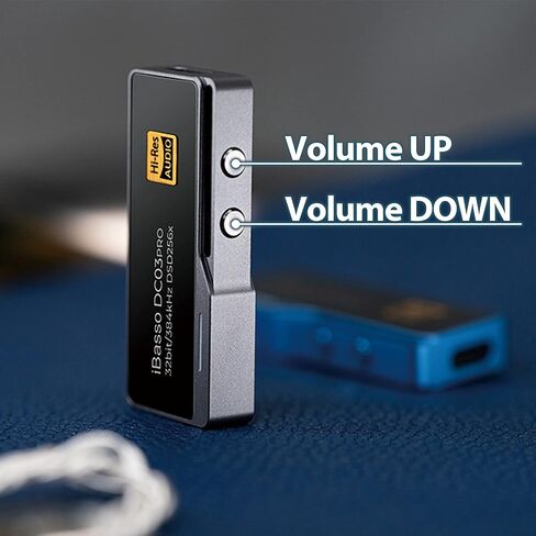 iBasso DC03Pro دونجل USB محمول DAC ومضخم سماعة الرأس مع دعم MQA (رمادي) in Saudi Arabia