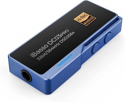 iBasso DC03Pro دونجل USB محمول DAC ومضخم سماعة الرأس مع دعم MQA (رمادي) in Saudi Arabia