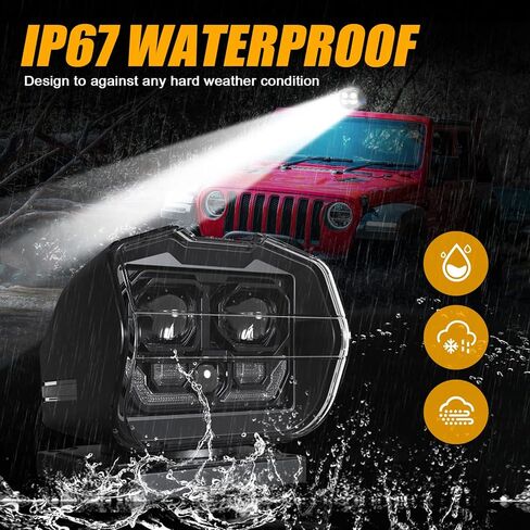 كشاف كشاف للقارب، كشاف كشاف للتحكم في كشاف الشاحنة 80 وات 360 درجة LED دوار للتحكم في بقعة ضوء العمل لشاحنات الدفع الرباعي على الطرق الوعرة والقوارب المنزلية in Kuwait