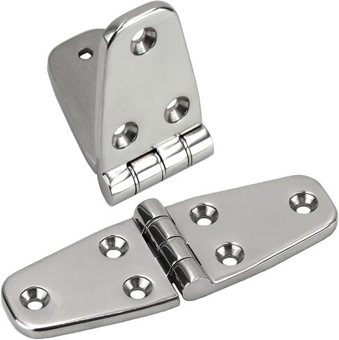 SHENGHUISS Boat Hatch Casting Hinge 316 Stainless Steel Marine Heavy Duty Door Hinges for Boat, Yacht with Screws in Saudi Arabia