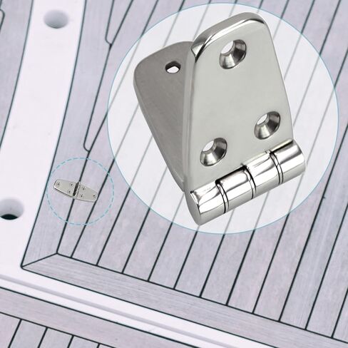 SHENGHUISS Boat Hatch Casting Hinge 316 Stainless Steel Marine Heavy Duty Door Hinges for Boat, Yacht with Screws in Saudi Arabia