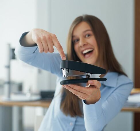 Novus B7a Power Assisted Stapler, 50% Less Effort, 30 Sheet Capacity, Dual Staple Guide, German Engineered, Staple|Pin|Tack (Black) in Saudi Arabia