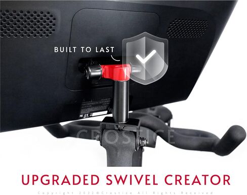 Crostice Swivel Arm Compatible with Peloton Bike,(Upgraded Modles) Pivot for Off-Bike Workout, 360° Movement Monitor Adjuster Accessories, Black or Red Swivel Mount in Kuwait