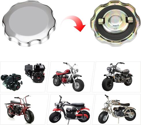 GREHUA Gas Fuel Tank Cap Metal Universal for Coleman CT200U BT200X KT196 Predator 212cc 196cc 6.5hp GX160 GX200 Baja Warrior MB165 Massimo MB200 420cc 301cc GX390 GX340 Go Kart Engine Mini Bike Parts in Saudi Arabia
