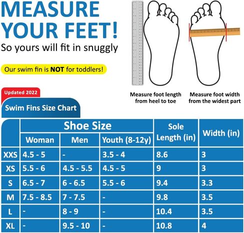 زعانف غطس TOSSFIRE للأطفال والنساء مقاس XXS in Kuwait