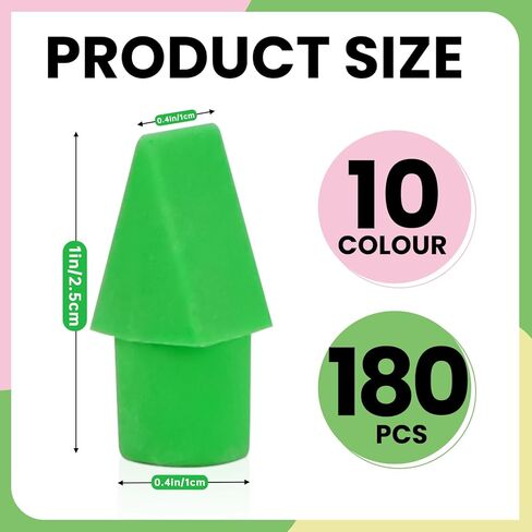 180 قطعة من Butterfunny على شكل إزميل ممحاة علوية ممحاة كبيرة لمستلزمات الدراسة المدرسية in Kuwait