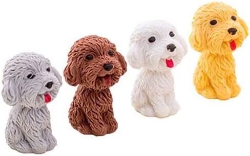 24 قطعة ممحاة قلم رصاص على شكل حيوانات للأطفال، ممحاة قلم رصاص على شكل كلب لطيف، محايات مكتبية للحيوانات الأليفة، محايات مقلمة، محايات ممتعة للأطفال، محايات جديدة للوازم المدرسية السائبة in Kuwait