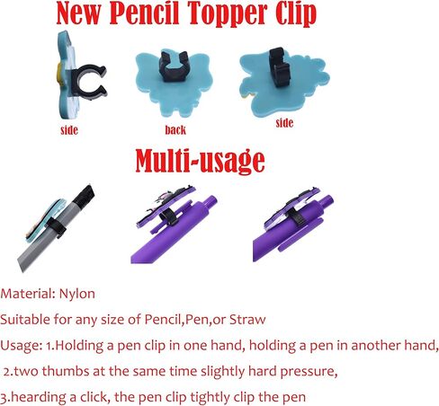 24PCS Mexican Pencil Toppers Pencil Clip Decoration for Students Gifts Awards,Chavo del ocho Straw Toppers for tumbler Glass Straw Decoration in Kuwait