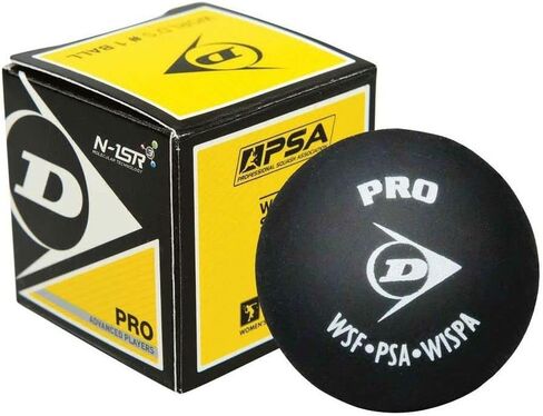 DUNLOP Pro Double Yellow Squash Balls (Individual) in Saudi Arabia