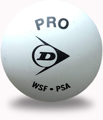 Dunlop Pro Glass Court Squash Ball, 12-Ball Box in Saudi Arabia