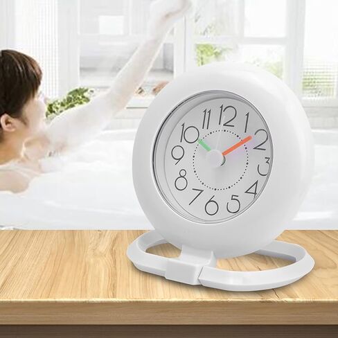 Clock, Home Decoration Fashionable Dual Use Table Clock for Study Room for Bedroom for Kitchen for Living Room(White) in Kuwait
