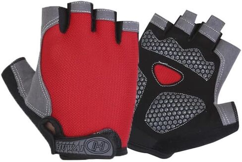 WULI Cycling Gloves Half Finger Men's and Women's Fitness Gloves for Cycling, Breathability, Anti Slip Yoga Equipment, Anti cocooning, Wrist Protection Thickened Palm in Saudi Arabia