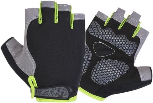 WULI Cycling Gloves Half Finger Men's and Women's Fitness Gloves for Cycling, Breathability, Anti Slip Yoga Equipment, Anti cocooning, Wrist Protection Thickened Palm in Saudi Arabia