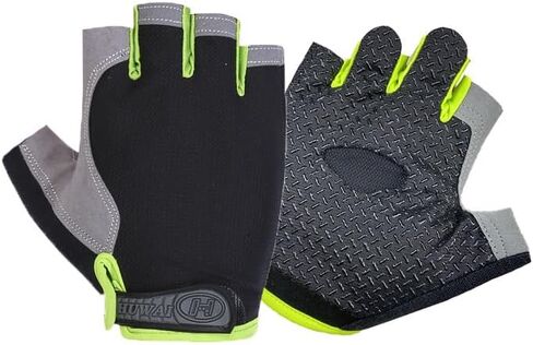 WULI Cycling Gloves Half Finger Men's and Women's Fitness Gloves for Cycling, Breathability, Anti Slip Yoga Equipment, Anti cocooning, Wrist Protection Thickened Palm in Saudi Arabia