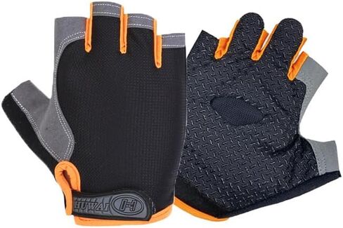 WULI Cycling Gloves Half Finger Men's and Women's Fitness Gloves for Cycling, Breathability, Anti Slip Yoga Equipment, Anti cocooning, Wrist Protection Thickened Palm in Saudi Arabia