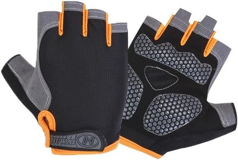 WULI Cycling Gloves Half Finger Men's and Women's Fitness Gloves for Cycling, Breathability, Anti Slip Yoga Equipment, Anti cocooning, Wrist Protection Thickened Palm in Saudi Arabia