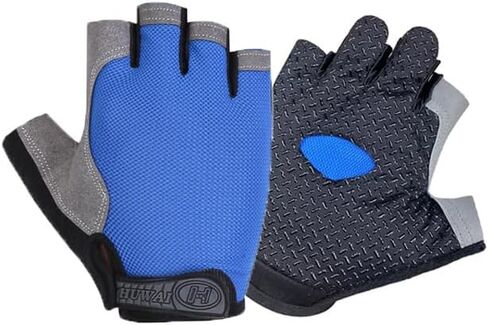 WULI Cycling Gloves Half Finger Men's and Women's Fitness Gloves for Cycling, Breathability, Anti Slip Yoga Equipment, Anti cocooning, Wrist Protection Thickened Palm in Saudi Arabia