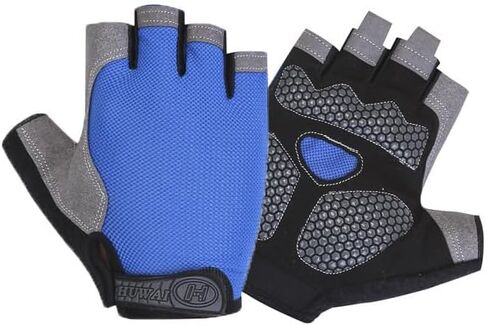WULI Cycling Gloves Half Finger Men's and Women's Fitness Gloves for Cycling, Breathability, Anti Slip Yoga Equipment, Anti cocooning, Wrist Protection Thickened Palm in Saudi Arabia