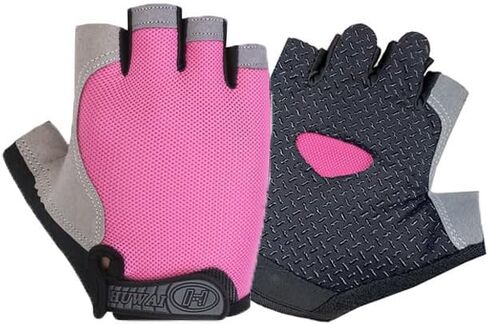 WULI Cycling Gloves Half Finger Men's and Women's Fitness Gloves for Cycling, Breathability, Anti Slip Yoga Equipment, Anti cocooning, Wrist Protection Thickened Palm in Saudi Arabia