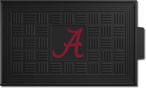 FANMATS 11348 Alabama Crimson Tide Heavy Duty Vinyl Medallion Outdoor Door Mat - 19.5in. x 31in. in Saudi Arabia