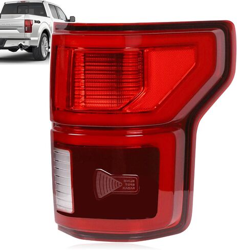 Nakuuly LED Tail Light with Blind Spot Compatible With Ford F150 2018 2019 2020 Left Driver Side Taillight Rear Brake Lamp Signal Assembly # ‎KL3Z13405B (Module NOT Included) in Saudi Arabia