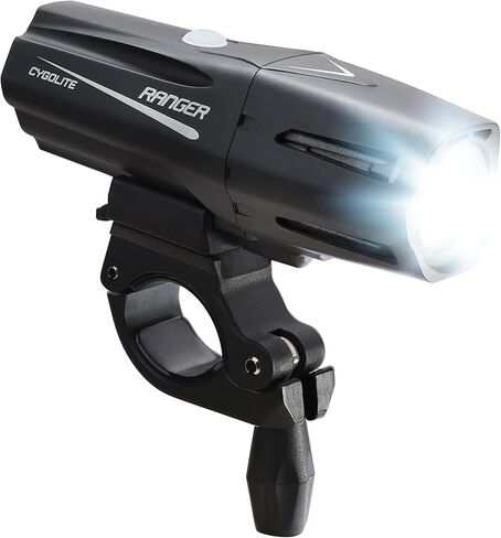 Cygolite Ranger – 1,400 Lumen Bike Light – 5 Night & 3 Daytime Modes – Compact & Durable – IP67 Waterproof – Secured Hard Mount – USB Rechargeable Headlight – for Road, Mountain, Commuter Bicycles in Saudi Arabia