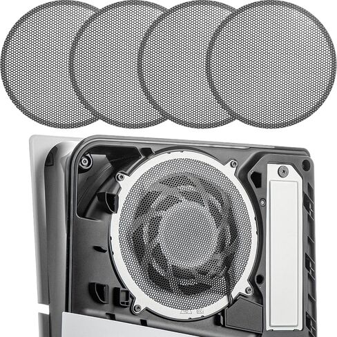 4 Pack Dust Filter for PS5 Slim Heatsink Fan, Dust Cover with Cooling Vents for PS5 Slim Heatsink Fan in Saudi Arabia