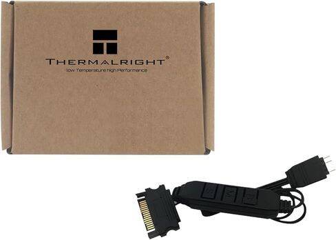 Thermalright 5V A-RGB Computer Fan Controller, 5V 3PIN Lighting Controller, PC Fan Controller, Support 3PIN/5V Lighting Interface, SATA Direct Supply in Saudi Arabia