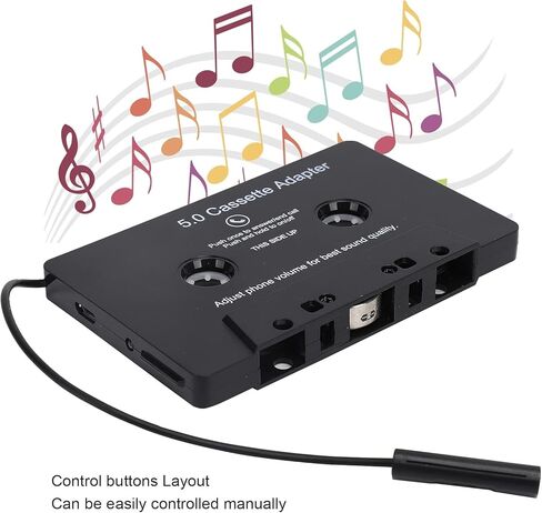 Cassette Adapter, Car Audio Cable Tape Player Adapter 5.0 Cassette Adapter in Saudi Arabia