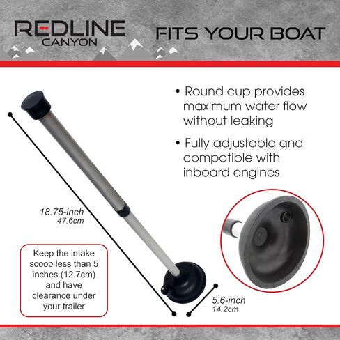 غطاس إفشل ذو كأس دائري دائري لمحرك القارب مع مجموعة أدوات شطف خرطوم - تنظيف المحرك الداخلي البحري in Kuwait