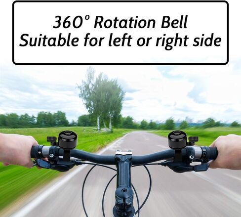 Bike Bell Bicycle Bell Crisp Sound for Adults Kids Boys Girls in Saudi Arabia