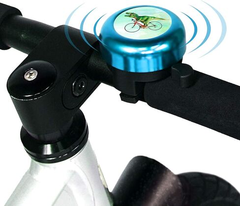 Kid's Bike Bell Vintage Classic Aluminum Alloy Bicycle Bell Loud Crisp Sound Bike Horns Unicorn Cycling Bell Handlebars Bell for Bike Blue Bicycle Bell for Adults Girls Boy in Saudi Arabia