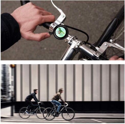 Kid's Bike Bell Vintage Classic Aluminum Alloy Bicycle Bell Loud Crisp Sound Bike Horns Unicorn Cycling Bell Handlebars Bell for Bike Blue Bicycle Bell for Adults Girls Boy in Saudi Arabia