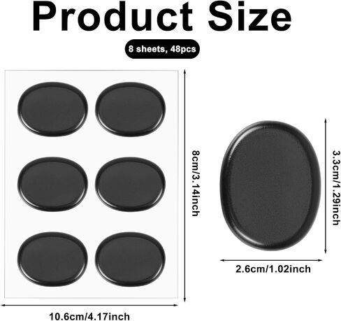 48 Pcs Drum Muffler Drum Silencer Pads Drum Dampeners Gel Pads Drum Mute Pads Silicone Drum Mute Gel Drum Dampeners Drum Dampener Gels Drum Accessories for Drums Control in Saudi Arabia