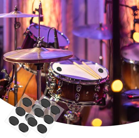 48 Pcs Drum Muffler Drum Silencer Pads Drum Dampeners Gel Pads Drum Mute Pads Silicone Drum Mute Gel Drum Dampeners Drum Dampener Gels Drum Accessories for Drums Control in Saudi Arabia