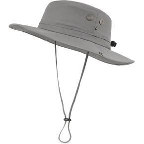 Zylioo XXL Oversize UV Boonie Sun Hat,Quick Dry Breathable Fishing Hats,Water Repellent Cooling Summer Hats with Strap
