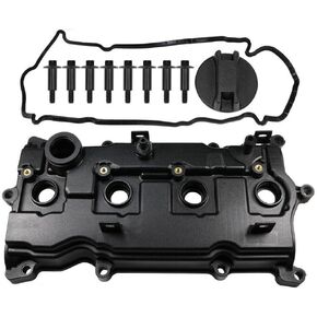 Engine Valve Cover with Gasket Bolts & Oil Filler Cap Compatible with Nissan Altima Rogue Murano Pathfinder 2014-2017, for Infiniti Qx60 2.5L 132643KY0A 13264-3KY0A 13264-4JM0B