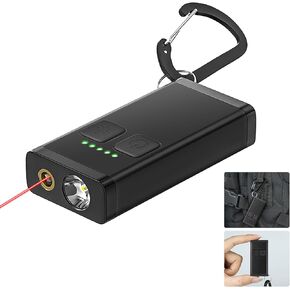 Small Compact Flashlight, Portable, Battery Powered, Black, 180-degree Adjustable Beam Angle, Emergency Charging, Perfect for Camping, Hiking, Biking