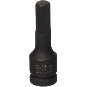 Grey Pneumatic (2912M) 1/2" Drive x 12mm Hex Driver Socket