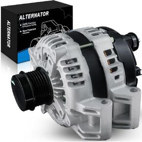 Alternator Fits for:-Dodge Charger Challenger Durango for:-Jeep Grand Cherokee for:-Chrysler 300 3.6L 2011-2021 180Amp 12V 6Grooves Stable Output Alternator, 4801778AF 56029789AA (ALL NEW)