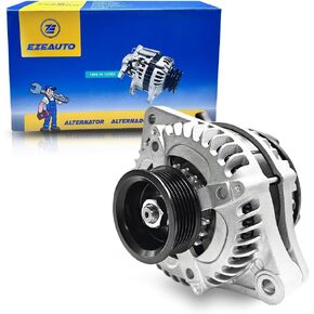 EzeXpreze New Alternator fit for Honda for Accord 2004 2005 2006 2007 130Amp 12V Compatible V6 3.0L, Replace# 104210-3500, 104210-4480, 104210-4481, 31100-RCB-Y01, 31100-RCB-Y02, 31100-RCB-505RM