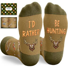 Zmart Outdoor Gifts For Men Women - Gifts For Hunter Fishermen Runner Hiker, Gifts Socks For Hockey Golf Beach Lovers