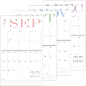 Zuozee Wall Calendar 2024-2025, Aesthetic Large Wall Calendar 2025-14" x 11" - 20 Monthly Calendar Runs from May. 2024 Until Dec. 2025, 2024 Calendar for Office, Home and School